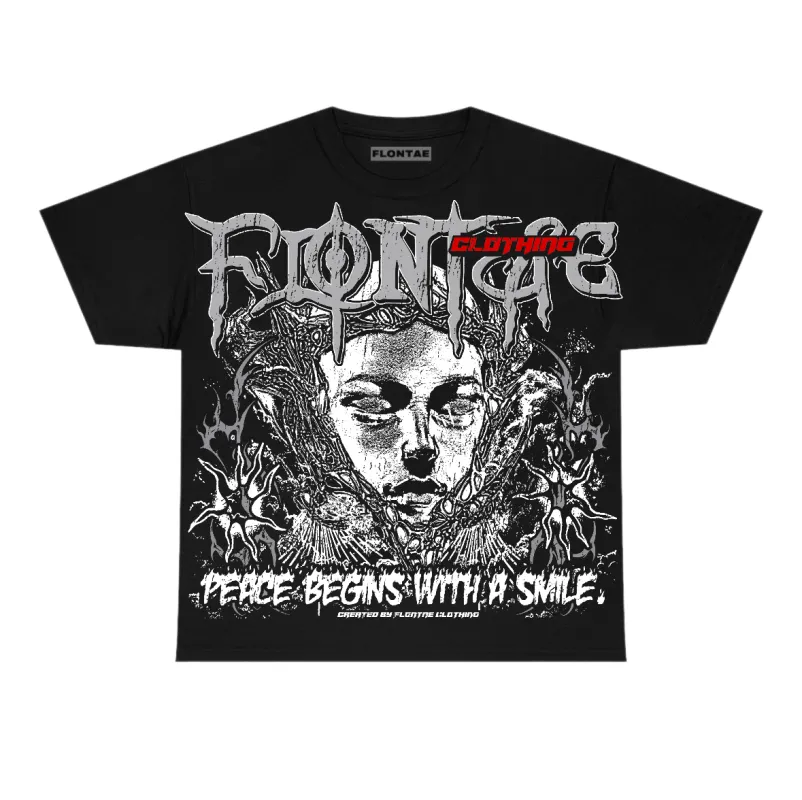 White Cement 4s Flontae T-Shirt Keep Peace Graphic sold by Flontae Clothing