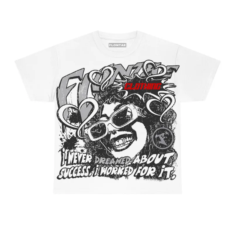 White Cement 4s Flontae T-Shirt Never Dream Graphic sold by Flontae Clothing