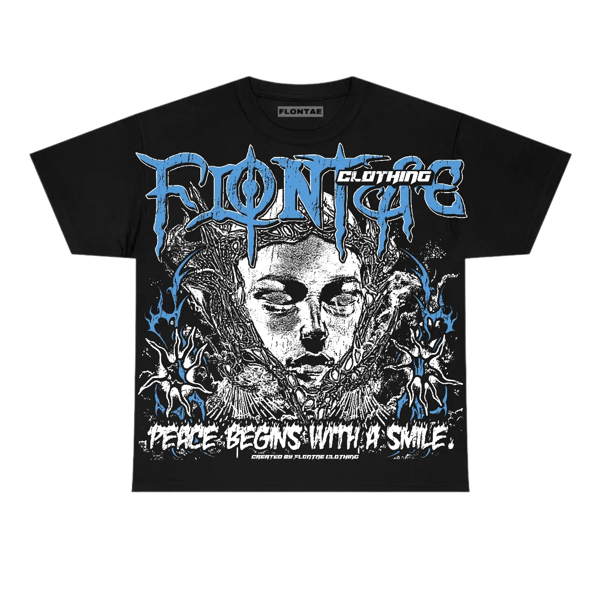 Melo 12s Flontae T-Shirt Keep Peace Graphic sold by Flontae Clothing
