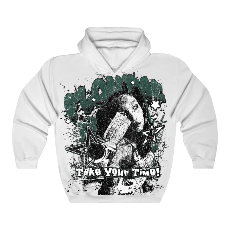 Oxidized Green 4s Flontae Hoodie Be Patient Graphic sold by Flontae Clothing