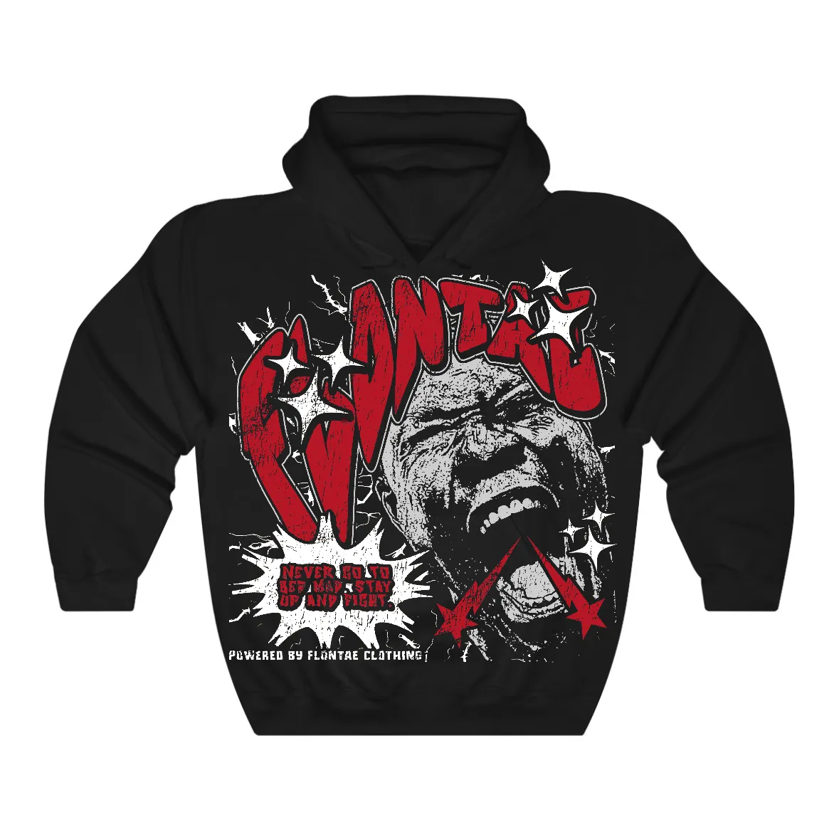Flu Game 12s Flontae Hoodie Never Quit Graphic sold by Flontae Clothing