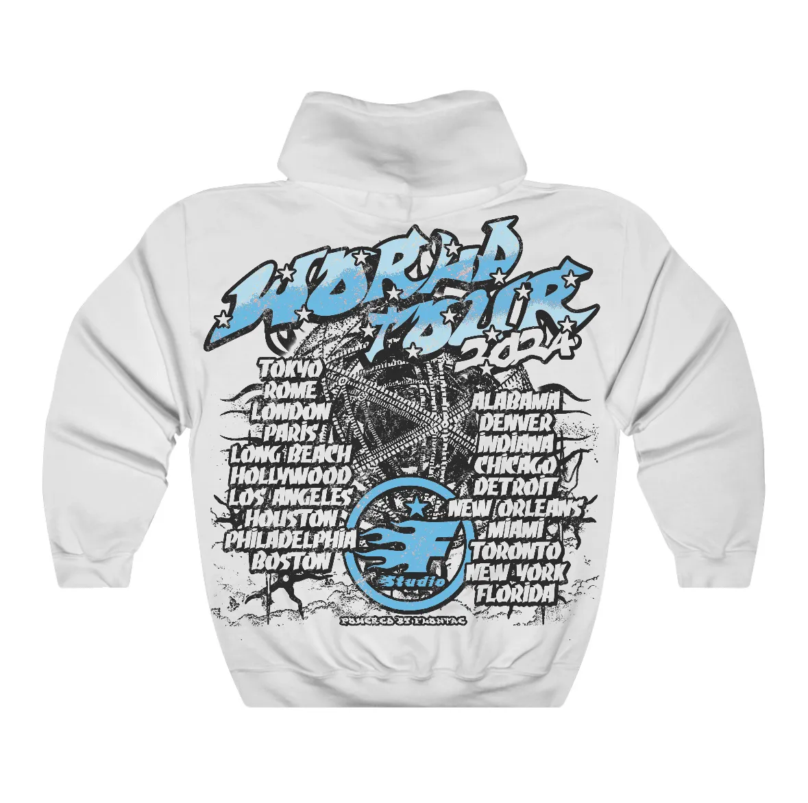 Legend Blue 11s Flontae Hoodie No Victory Graphic sold by Flontae Clothing product image thumbnail 2