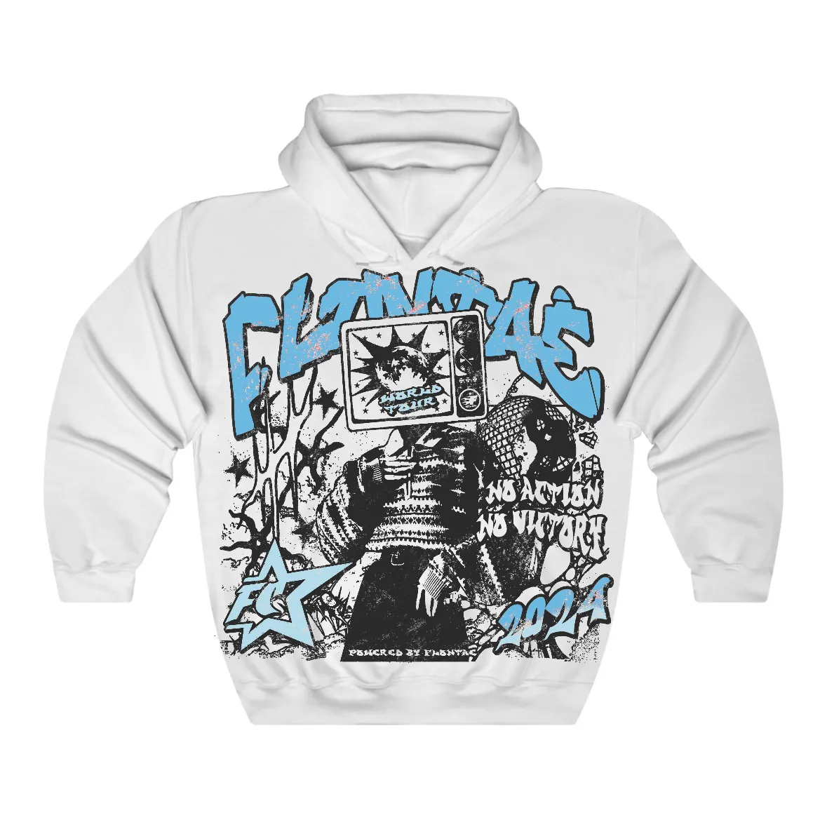Legend Blue 11s Flontae Hoodie No Victory Graphic sold by Flontae Clothing