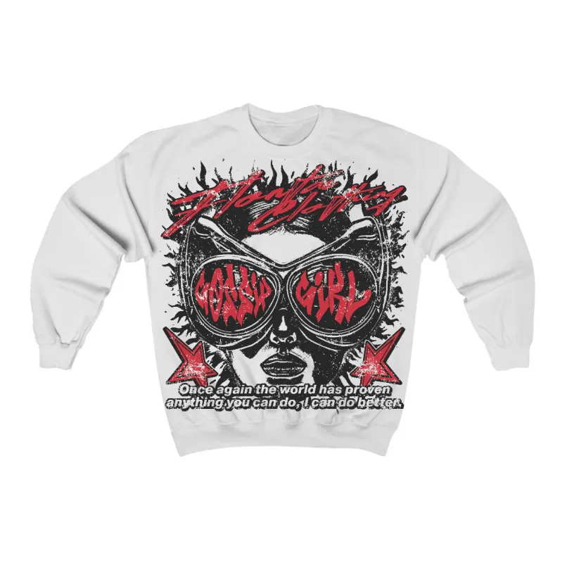 Fire Red “Black Tongue” 5s Flontae Crewneck Sweatshirt Be Better Graphic sold by Flontae Clothing