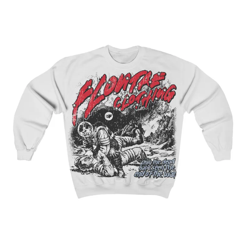 Fire Red “Black Tongue” 5s Flontae Crewneck Sweatshirt I Want To Know Graphic sold by Flontae Clothing
