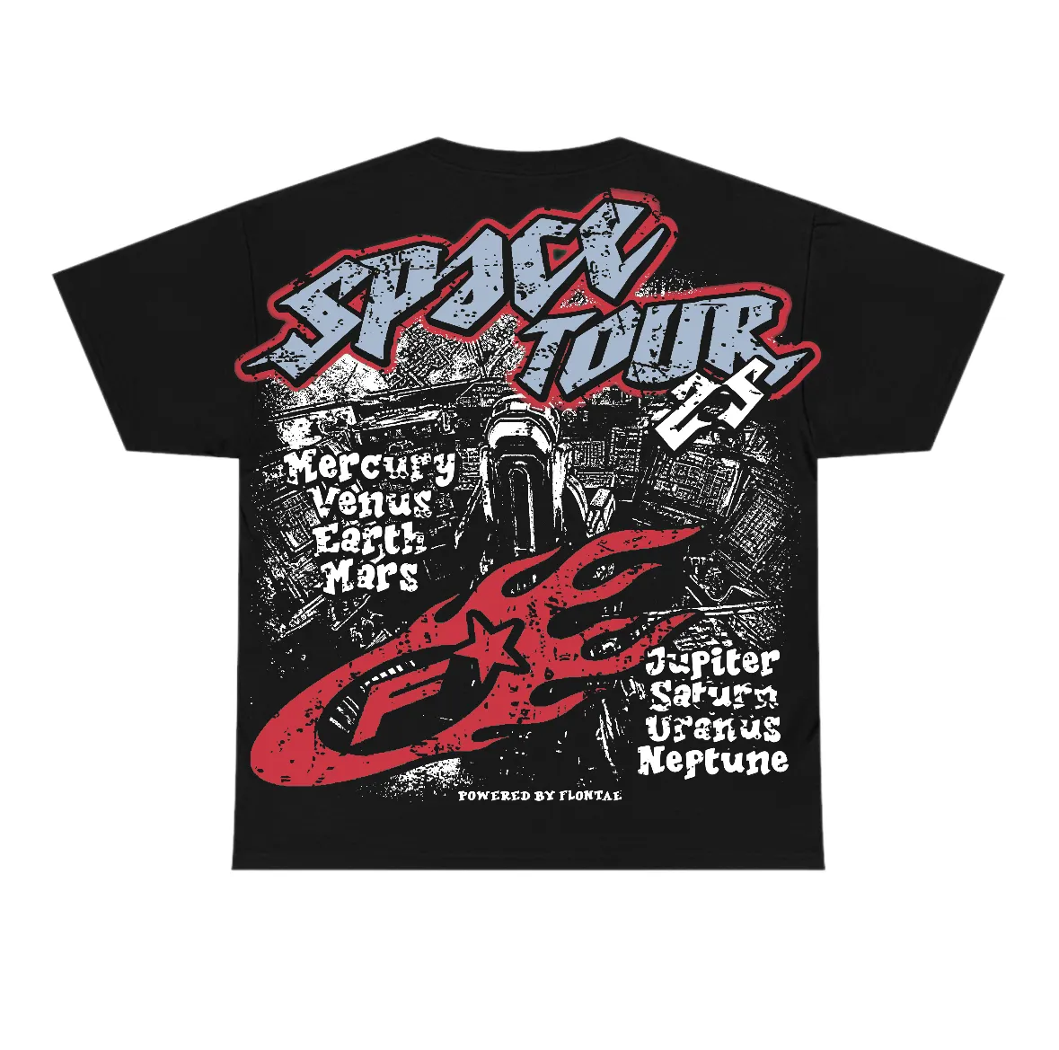 Fire Red “Black Tongue” 5s Flontae T-Shirt Get Around Graphic sold by Flontae Clothing product image thumbnail 2