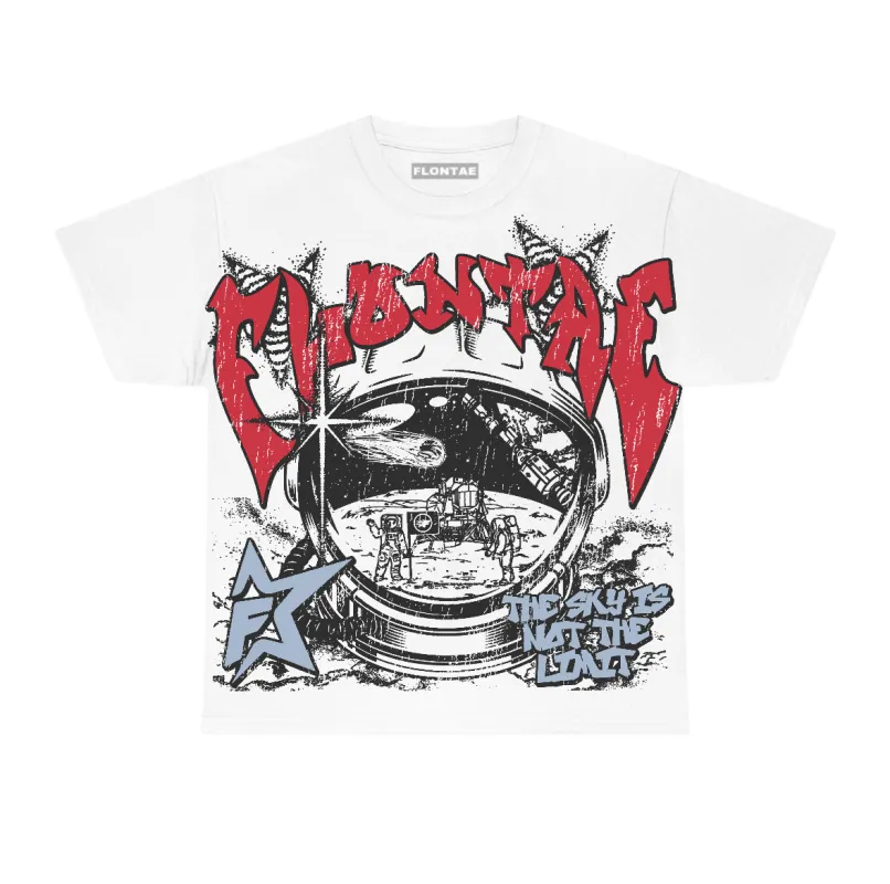 Fire Red “Black Tongue” 5s Flontae T-Shirt Stay Ahead Graphic sold by Flontae Clothing