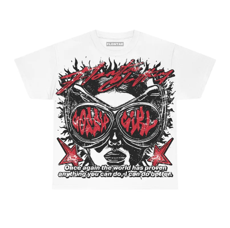 Fire Red “Black Tongue” 5s Flontae T-Shirt Be Better Graphic sold by Flontae Clothing