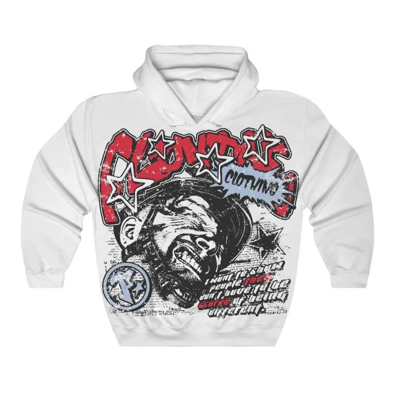 Fire Red “Black Tongue” 5s Flontae Hoodie Be Unique Graphic sold by Flontae Clothing