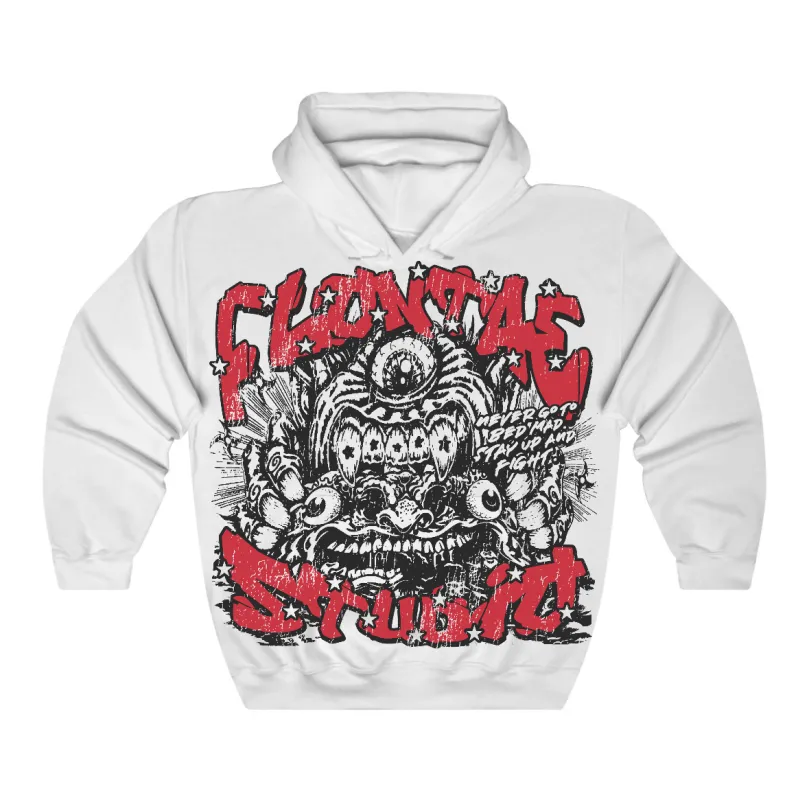 Fire Red “Black Tongue” 5s Flontae Hoodie Seems Fair Graphic sold by Flontae Clothing