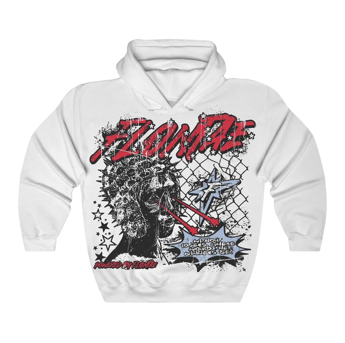 Fire Red “Black Tongue” 5s Flontae Hoodie Winners Graphic sold by Flontae Clothing