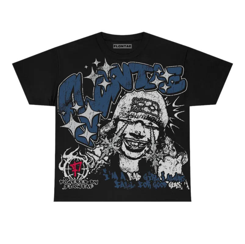 French Blue 12s Flontae T-Shirt Changed The Thought Graphic sold by Flontae Clothing