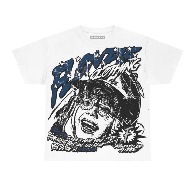 French Blue 12s Flontae T-Shirt Always Smile Graphic made by Flontae Clothing