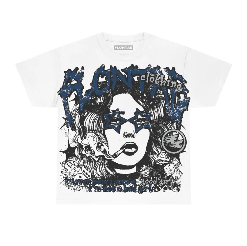 French Blue 12s Flontae T-Shirt Keep Quiet Graphic sold by Flontae Clothing
