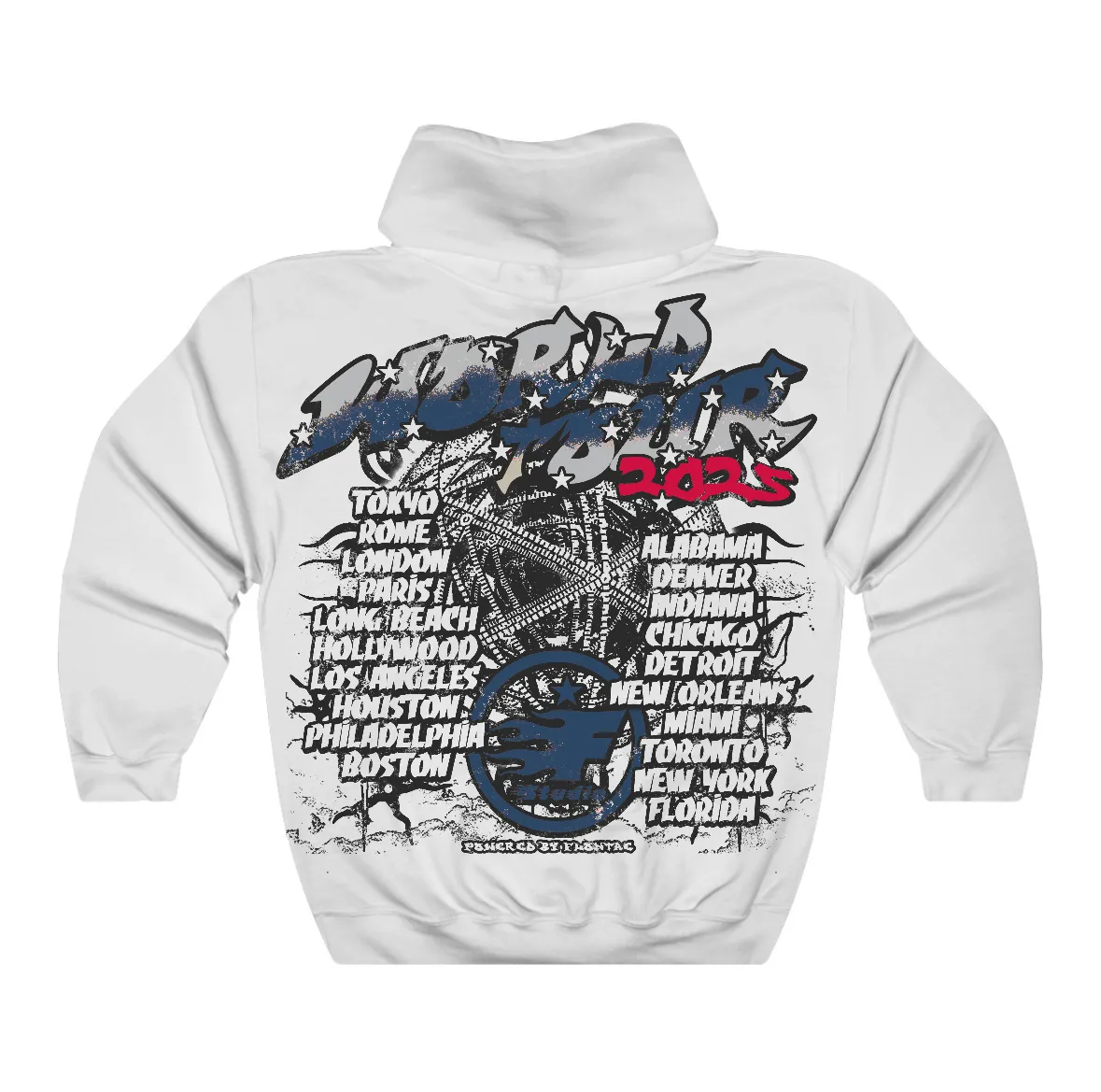 French Blue 12s Flontae Hoodie No Victory Graphic sold by Flontae Clothing product image thumbnail 2