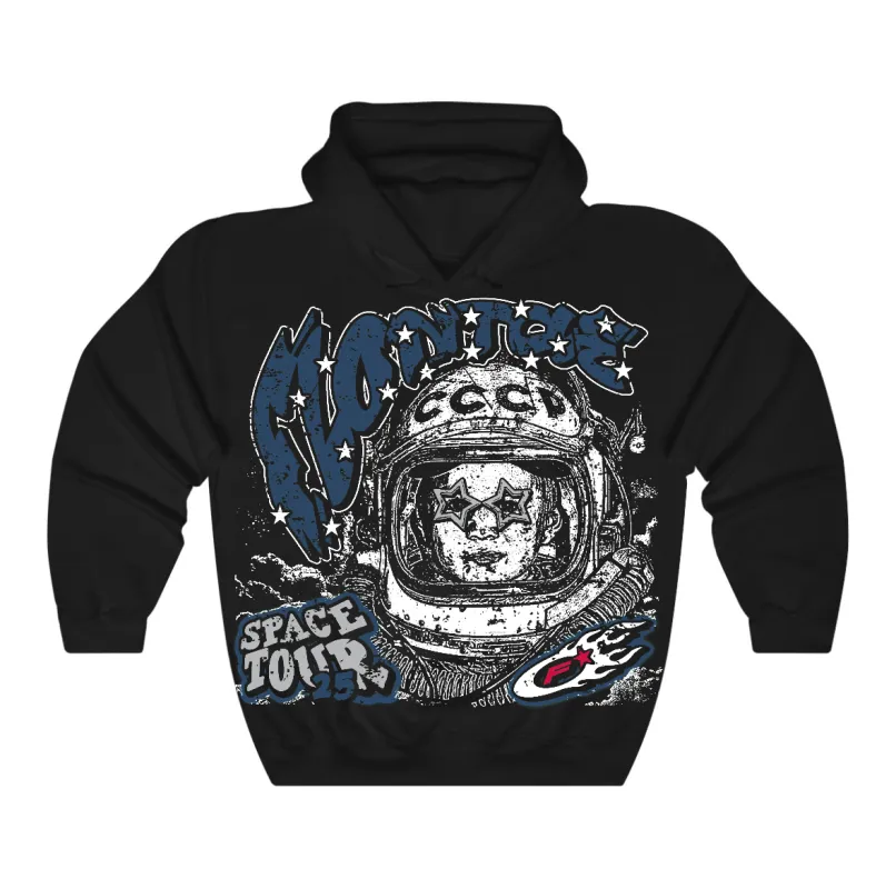 French Blue 12s Flontae Hoodie Get Around Graphic sold by Flontae Clothing
