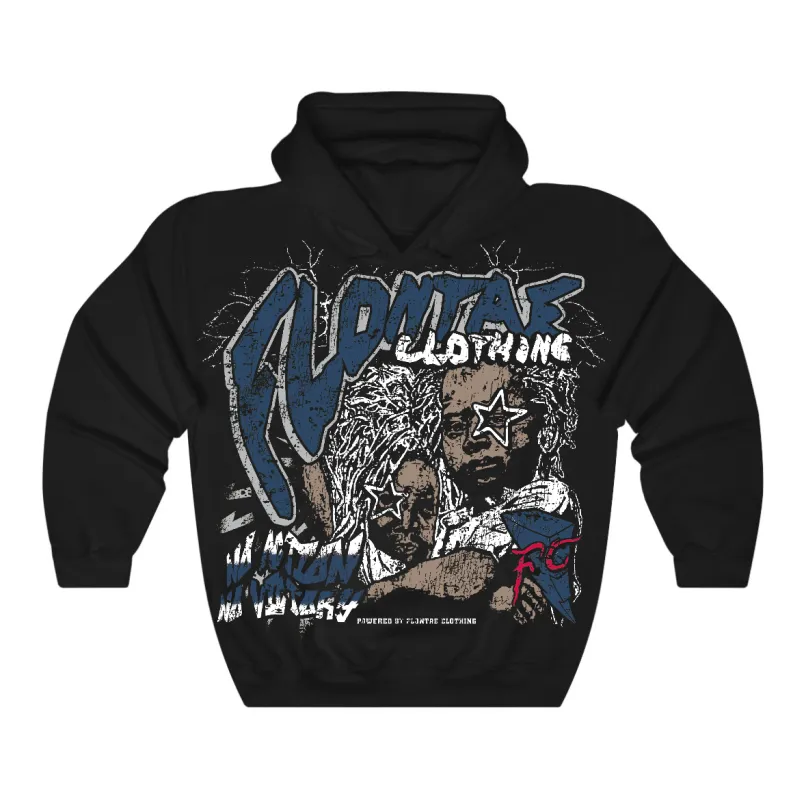 French Blue 12s Flontae Hoodie No Action Graphic sold by Flontae Clothing