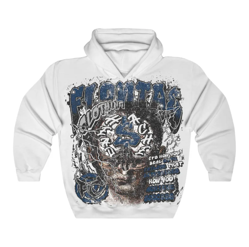French Blue 12s Flontae Hoodie Headstorm Graphic sold by Flontae Clothing