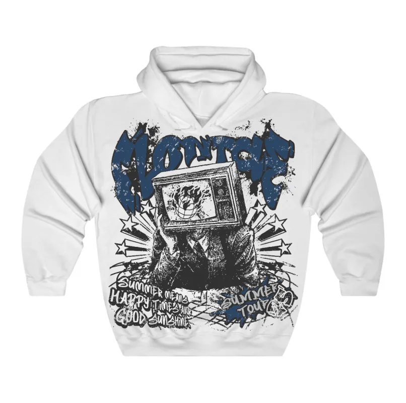 French Blue 12s Flontae Hoodie Happiness Graphic sold by Flontae Clothing