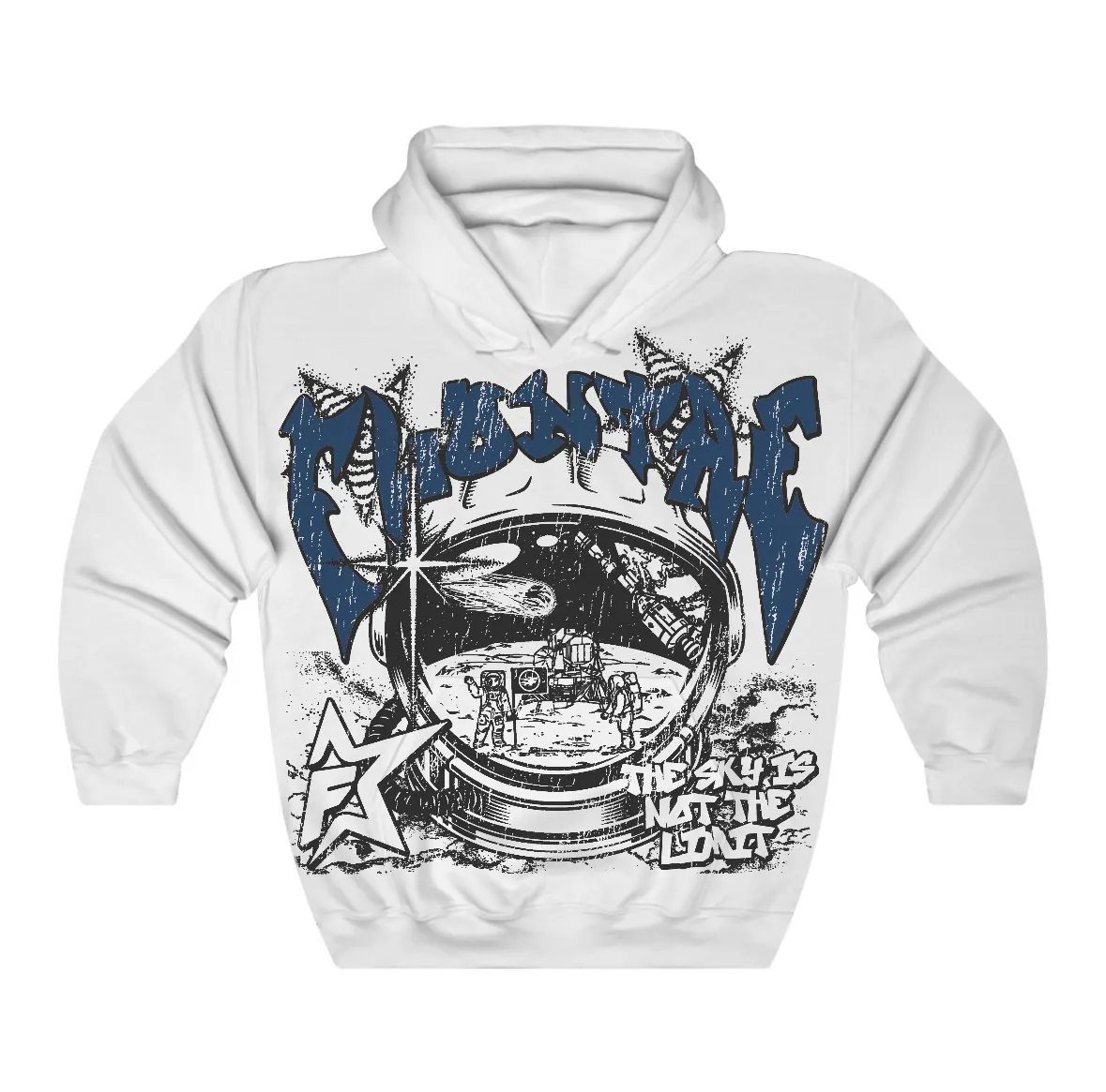 French Blue 12s Flontae Hoodie Stay Ahead Graphic sold by Flontae Clothing