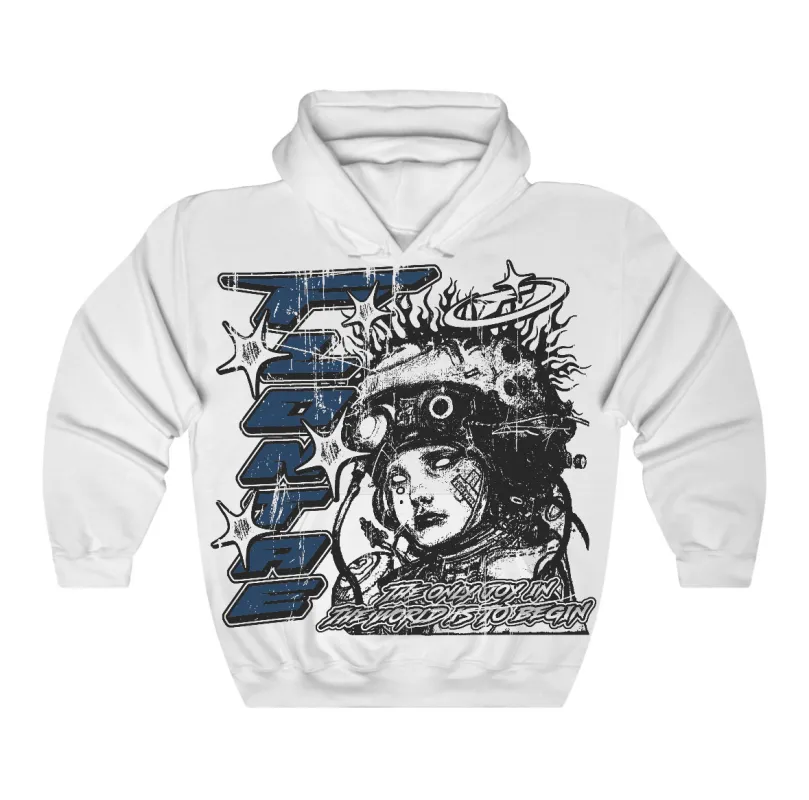 French Blue 12s Flontae Hoodie Self Aware Graphic sold by Flontae Clothing