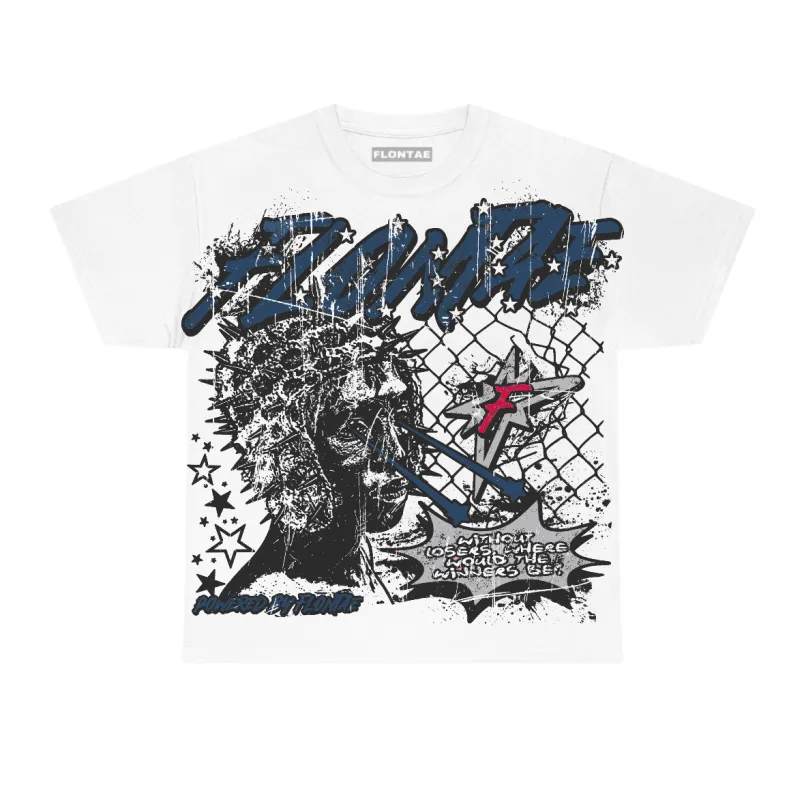 French Blue 12s Flontae T-Shirt Winners Graphic sold by Flontae Clothing