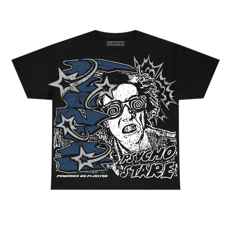 French Blue 12s Flontae T-Shirt Stare Graphic sold by Flontae Clothing