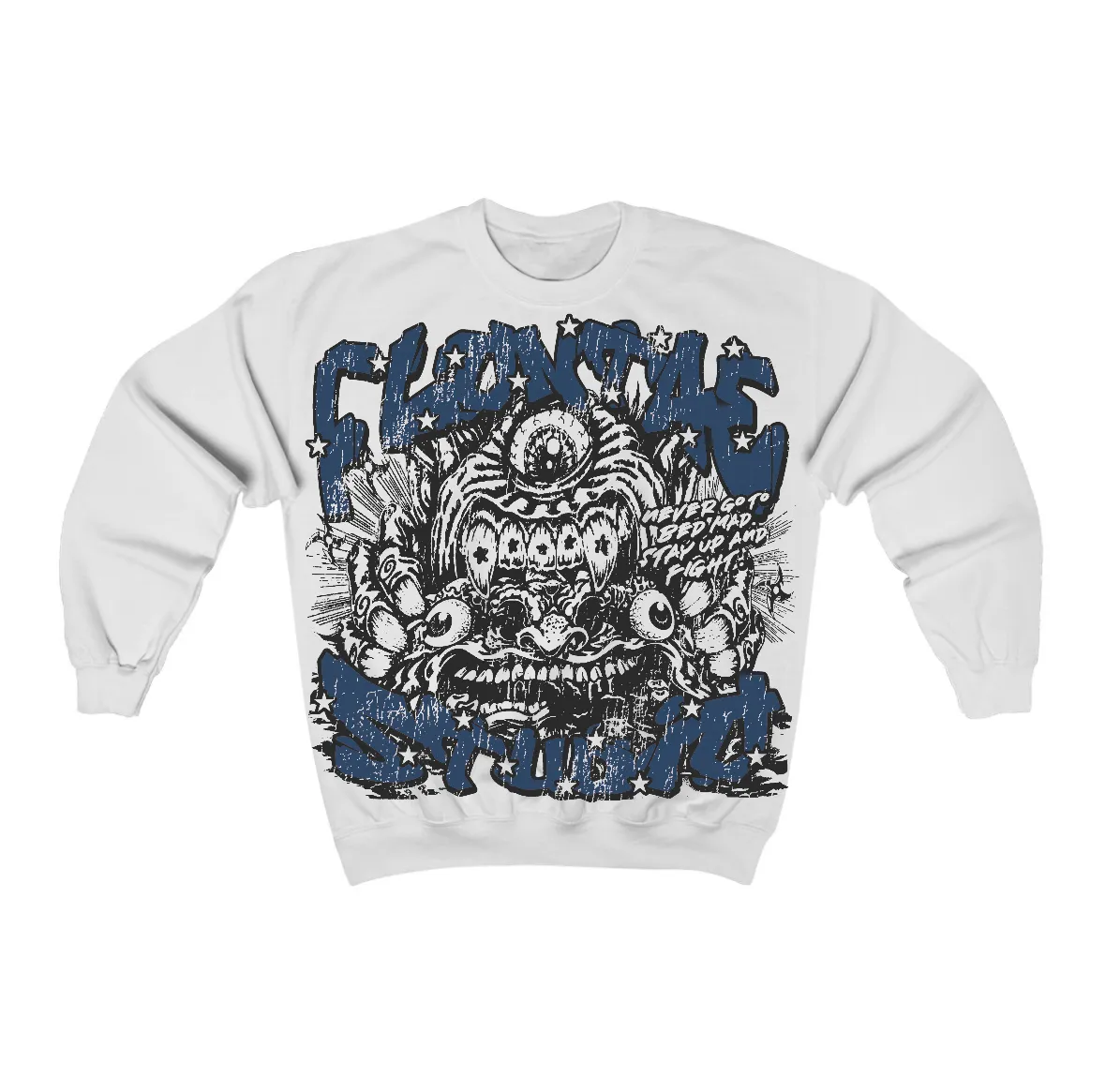 French Blue 12s Flontae Crewneck Sweatshirt Seems Fair Graphic sold by Flontae Clothing