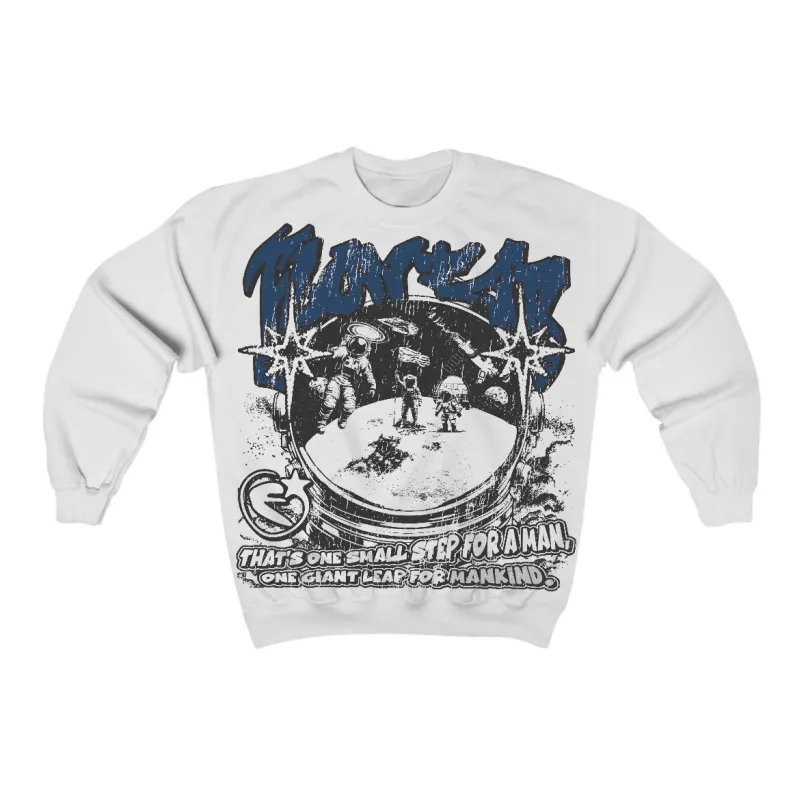 French Blue 12s Flontae Crewneck Sweatshirt Be Proud Graphic sold by Flontae Clothing