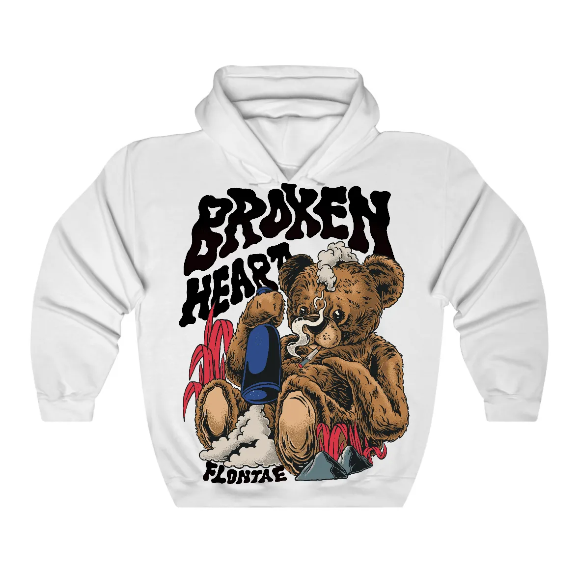 Rare Air 4s Flontae Hoodie Broken Heart Graphic sold by Flontae Clothing