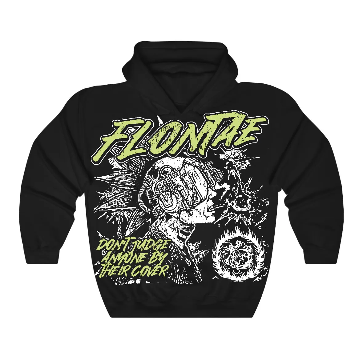 Inner Beast 11s Flontae Hoodie Don't Judge Graphic sold by Flontae Clothing