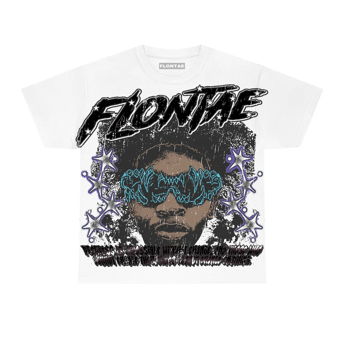 Aqua 8s Flontae T-Shirt Stay Hopeful Graphic sold by Flontae Clothing