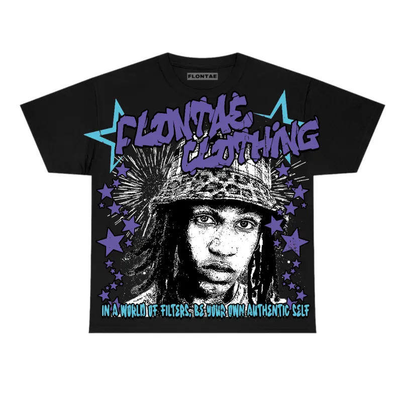 Aqua 8s Flontae T-Shirt Be Yourself Graphic sold by Flontae Clothing