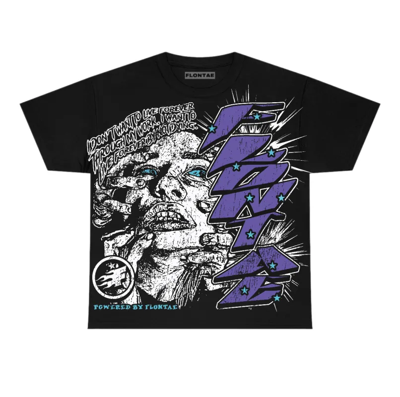 Aqua 8s Flontae T-Shirt Forever Graphic sold by Flontae Clothing