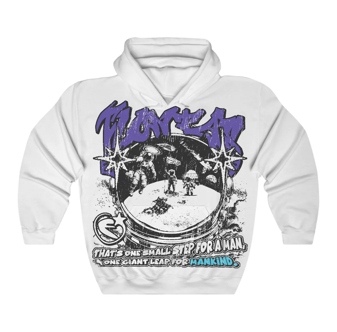 Aqua 8s Flontae Hoodie Be Proud Graphic sold by Flontae Clothing