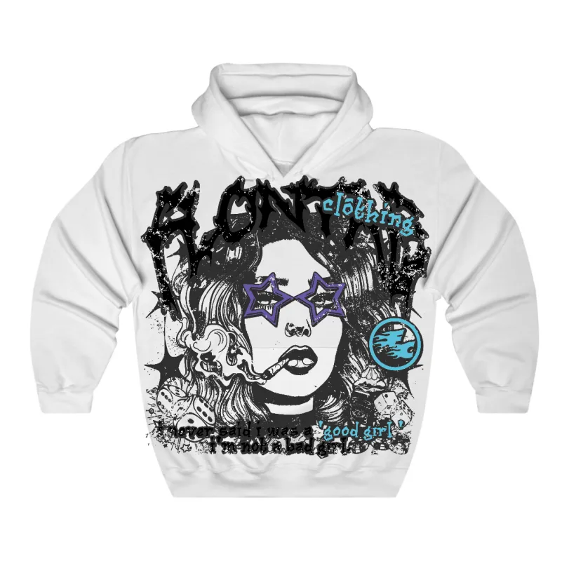Aqua 8s Flontae Hoodie Keep Quiet Graphic sold by Flontae Clothing