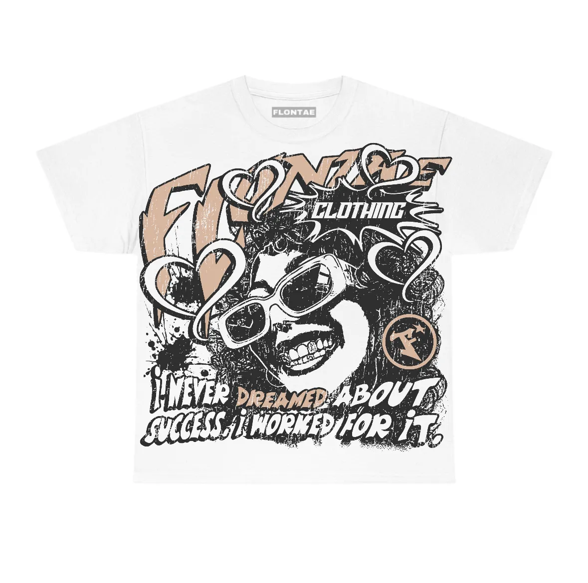 Cozy Girl 4s Flontae T-Shirt Never Dream Graphic sold by Flontae Clothing
