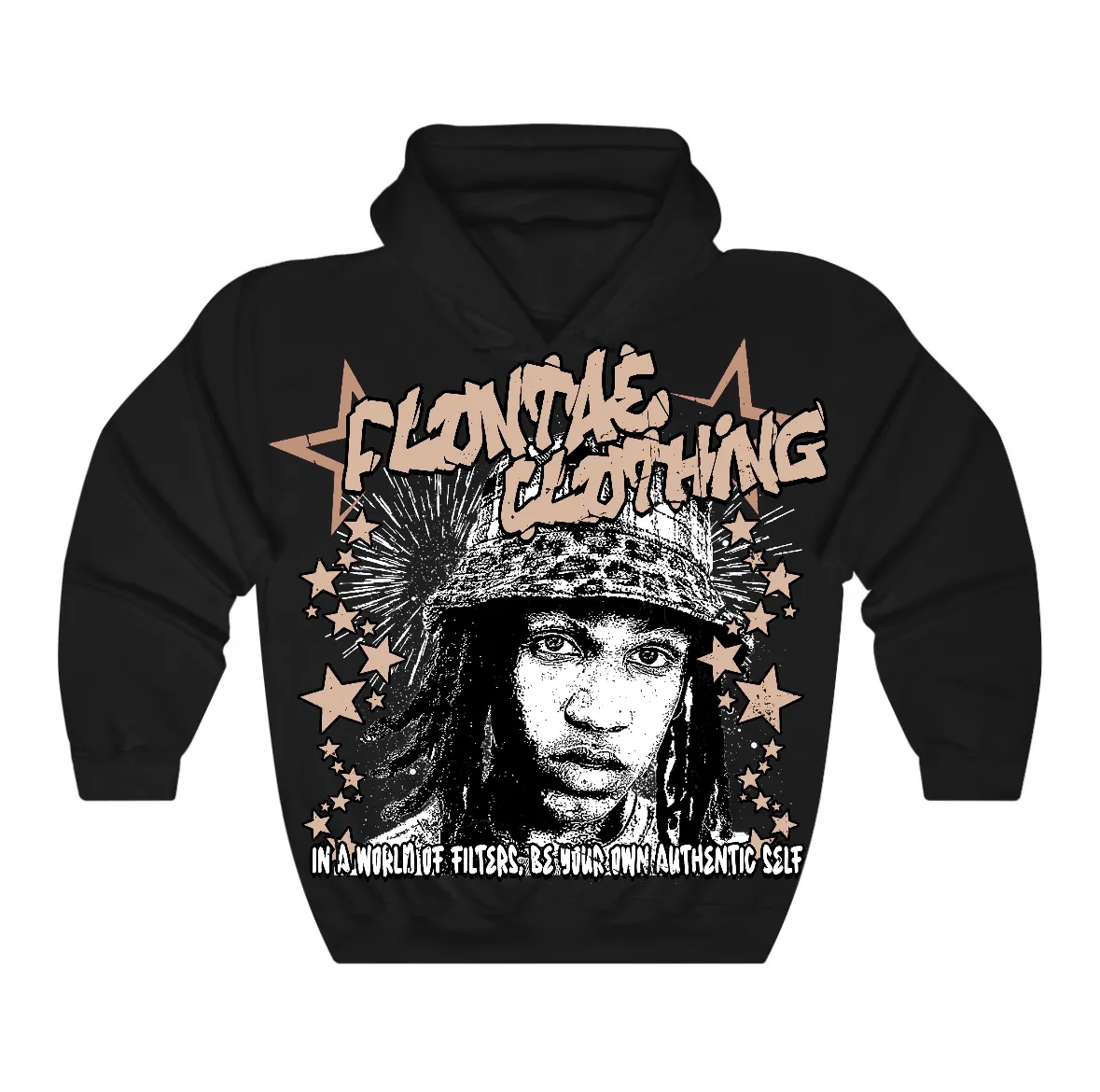 Cozy Girl 4s Flontae Hoodie Be Yourself Graphic sold by Flontae Clothing