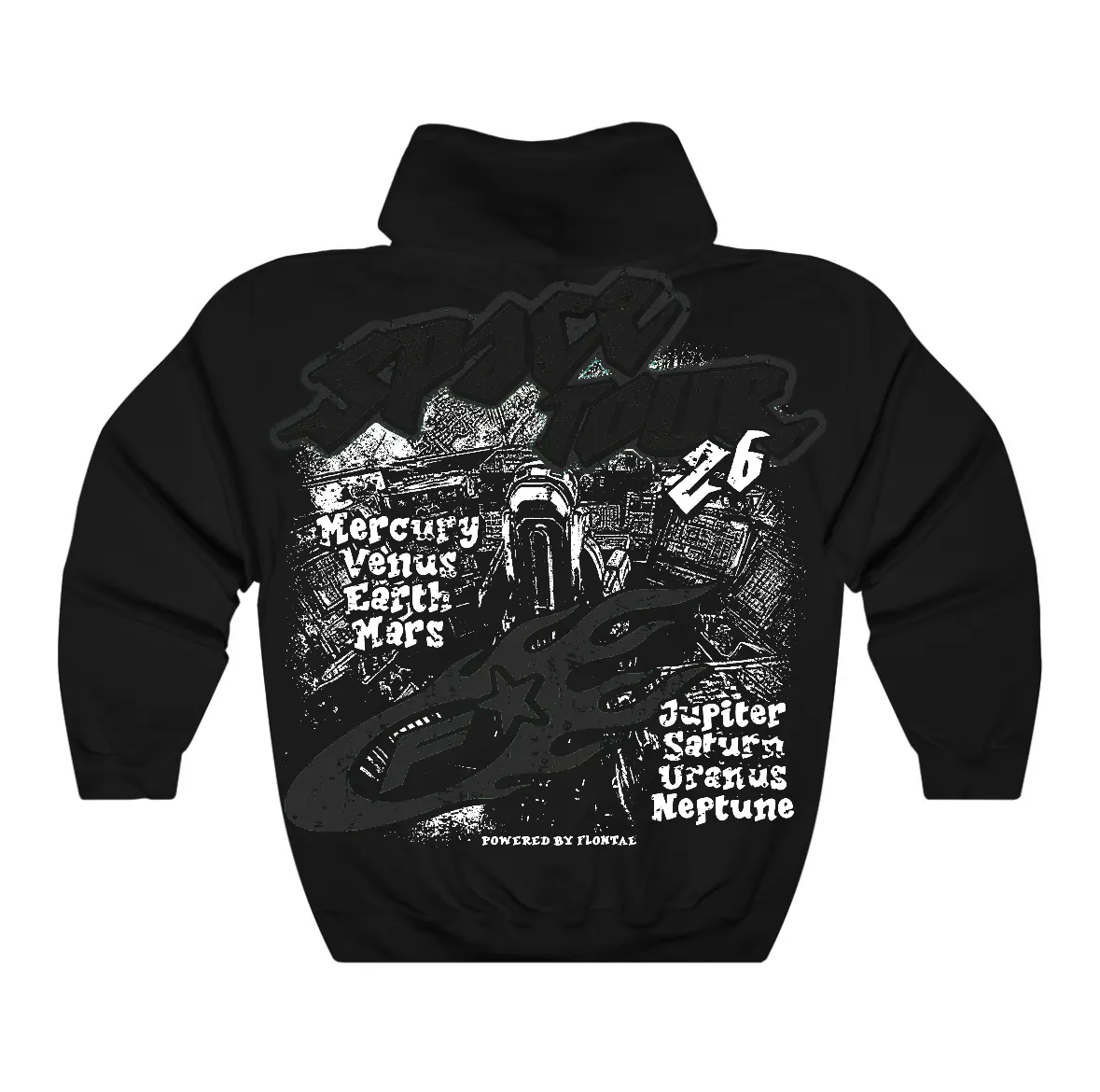 Black Cat 4s Flontae Hoodie Get Around Graphic sold by Flontae Clothing product image thumbnail 2
