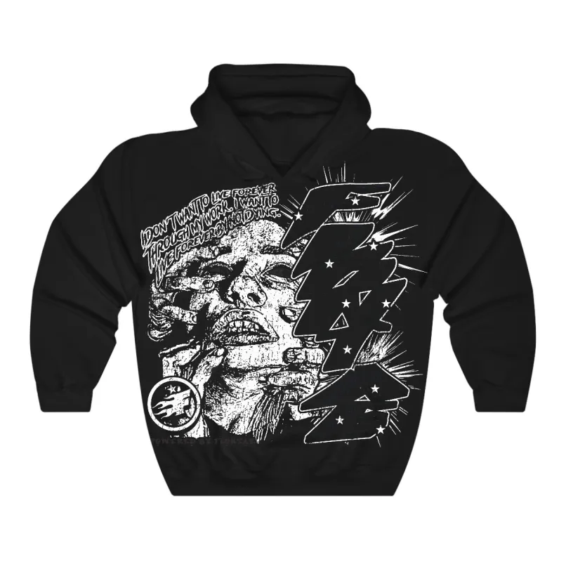 Black Cat 4s Flontae Hoodie Forever Graphic sold by Flontae Clothing