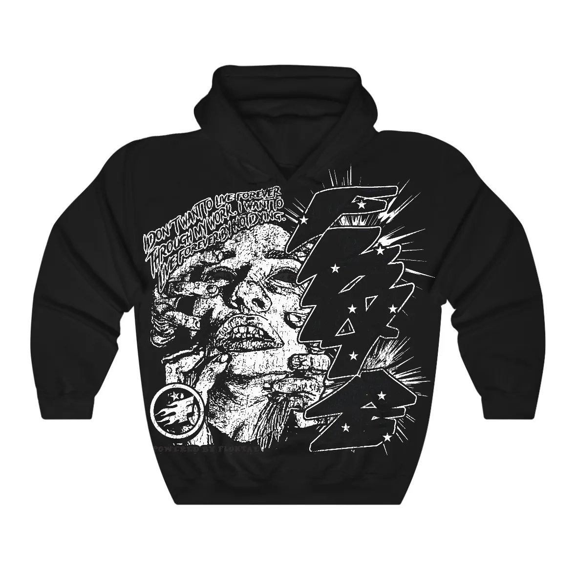 Black Cat 4s Flontae Hoodie Forever Graphic sold by Flontae Clothing