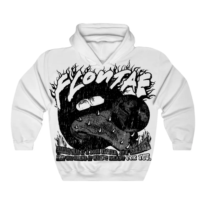 Black Cat 4s Flontae Hoodie Don't Worry Graphic sold by Flontae Clothing