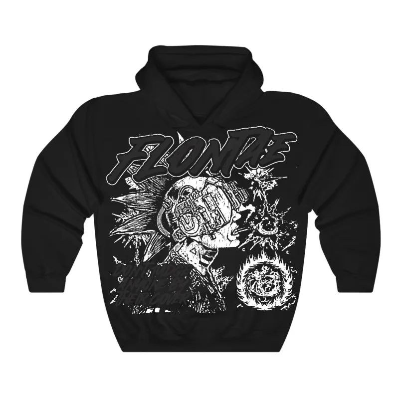 Black Cat 4s Flontae Hoodie Don't Judge Graphic sold by Flontae Clothing
