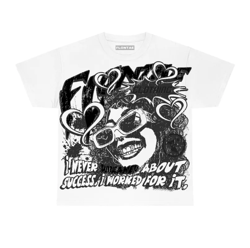 Black Cat 4s Flontae T-Shirt Never Dream Graphic sold by Flontae Clothing