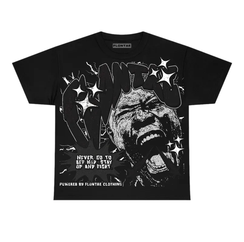 Black Cat 4s Flontae T-Shirt Never Quit Graphic sold by Flontae Clothing