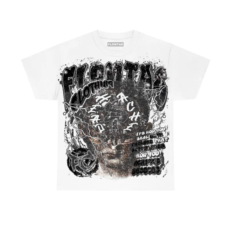 Black Cat 4s Flontae T-Shirt Headstorm Graphic sold by Flontae Clothing
