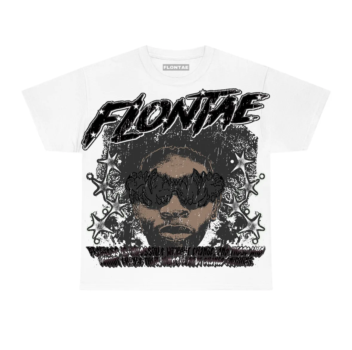 Black Cat 4s Flontae T-Shirt Stay Hopeful Graphic sold by Flontae Clothing