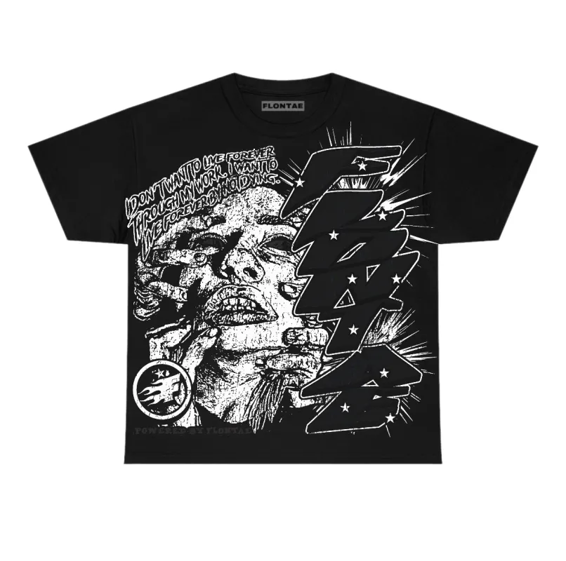 Black Cat 4s Flontae T-Shirt Forever Graphic sold by Flontae Clothing