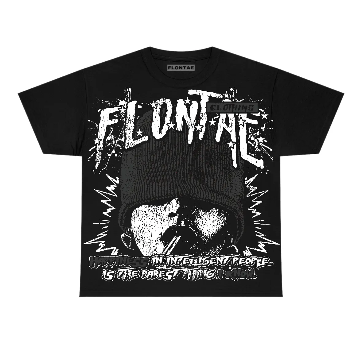 Black Cat 4s Flontae T-Shirt Furious Graphic sold by Flontae Clothing