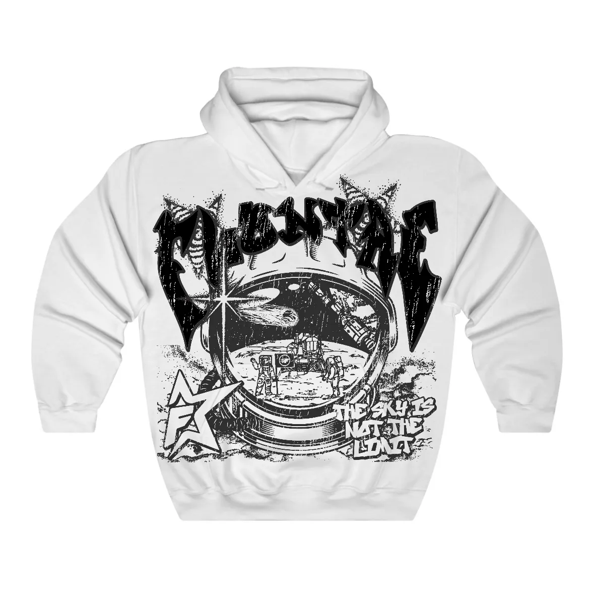 Black Cat 4s Flontae Hoodie Stay Ahead Graphic sold by Flontae Clothing